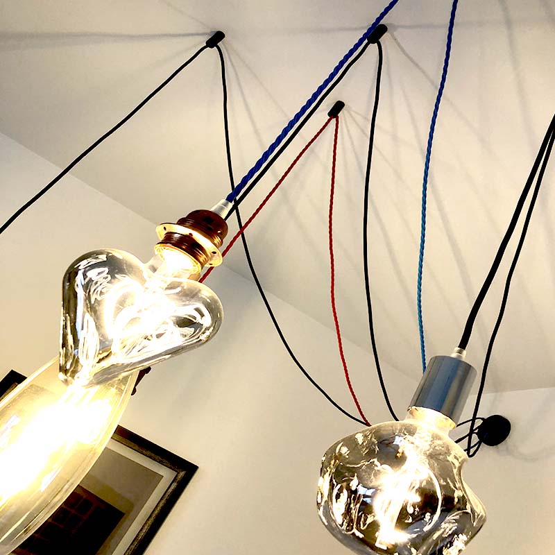 impianti elettrici con cavi a vista Villa impianti