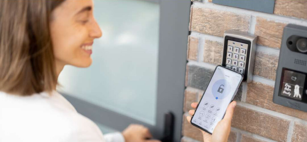 accesso al b&b tramite smartphone