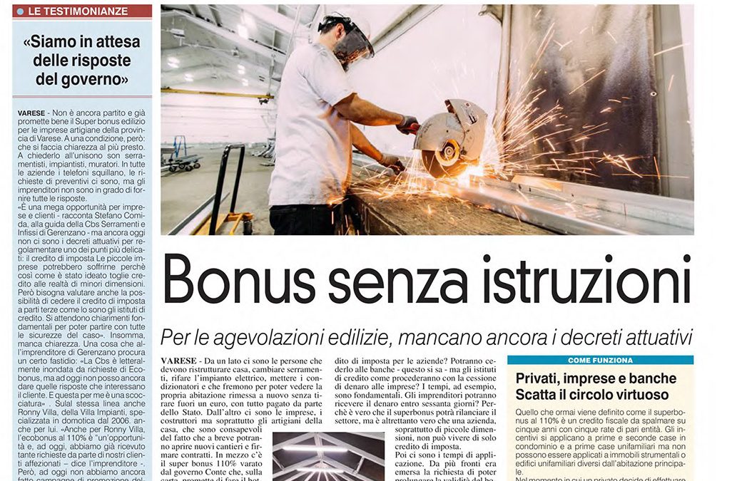 INTERVISTA A RONNY VILLA SU ECOBONUS 110%