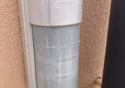 sensore allarme perimetrale colpito dalla grandine solbiate olona