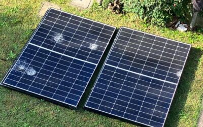 News 1 Riparazione dei danni causati dalla grandine ai pannelli fotovoltaici