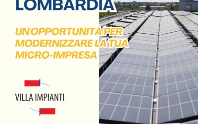 News 1 Nuovo bando di Regione Lombardia per modernizzare la tua micro impresa