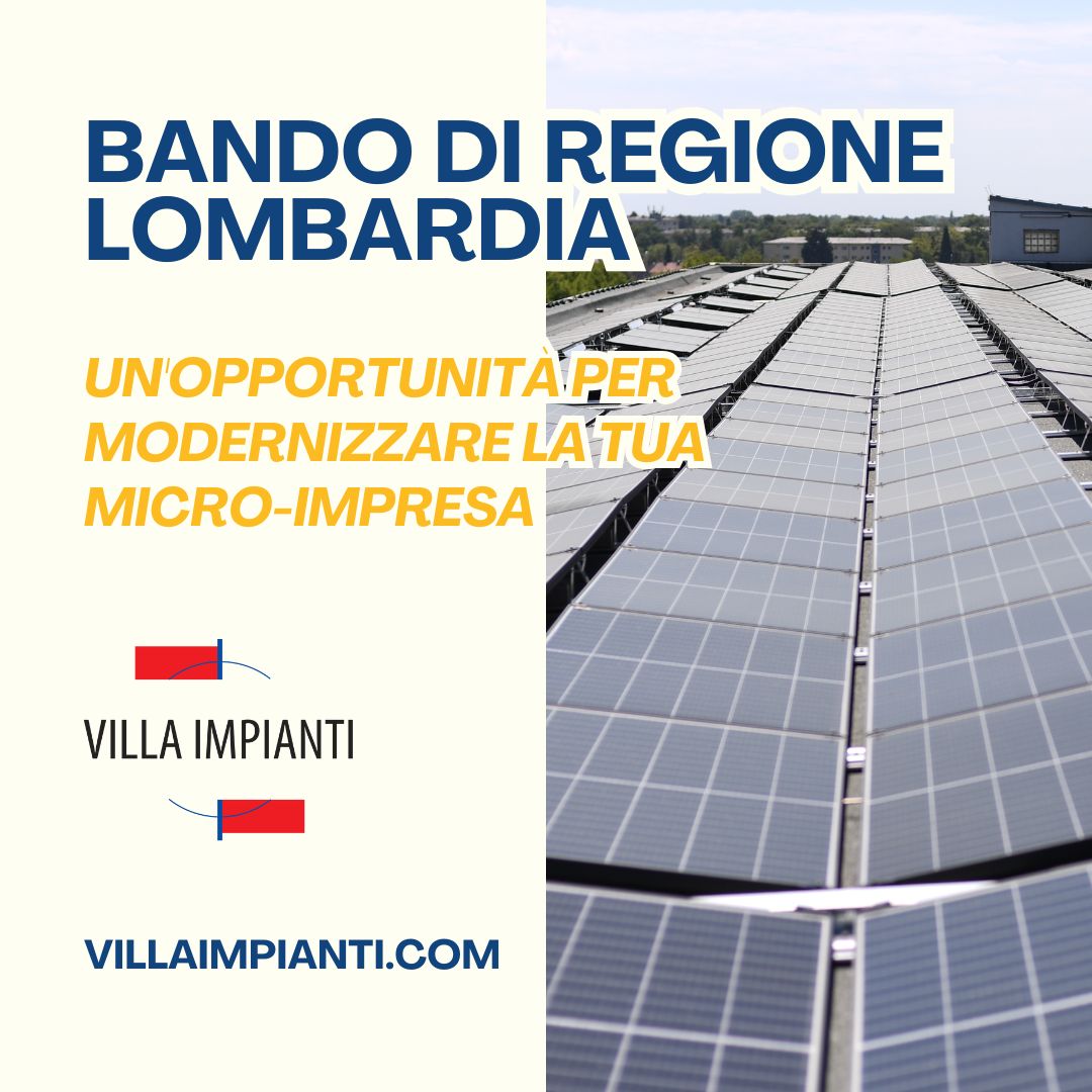 Nuovo bando di Regione Lombardia